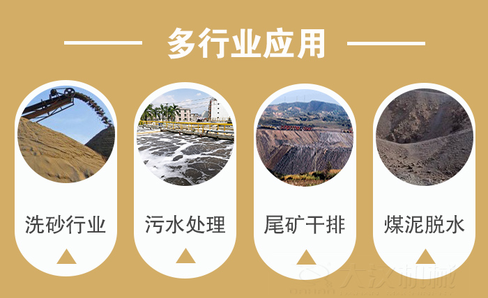 礦用直線振動(dòng)篩適用行業(yè)：洗砂行業(yè)，污水處理，尾礦干排，煤泥脫水。